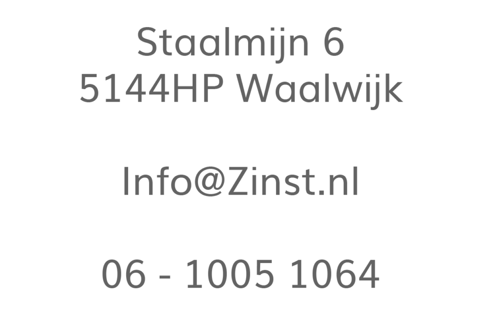 Contactinformatie Zinst